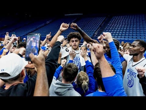 Open practice with Kentucky men’s basketball 😼