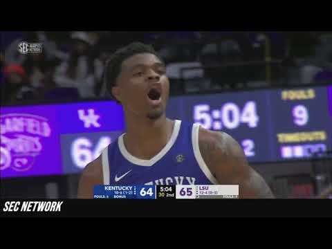 MBB: Kentucky 75, LSU 74