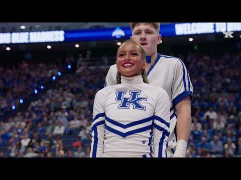 Kentucky cheer routine at Big Blue Madness 😼