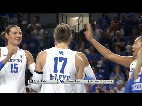 VB- Kentucky 3, Utah State 0