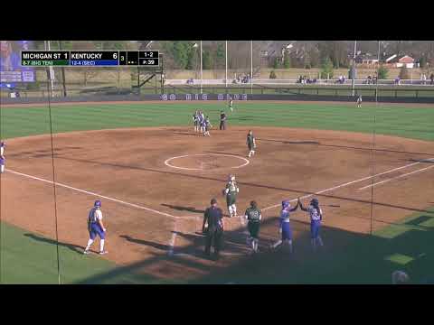 Kentucky 10, Michigan State 2 Softball